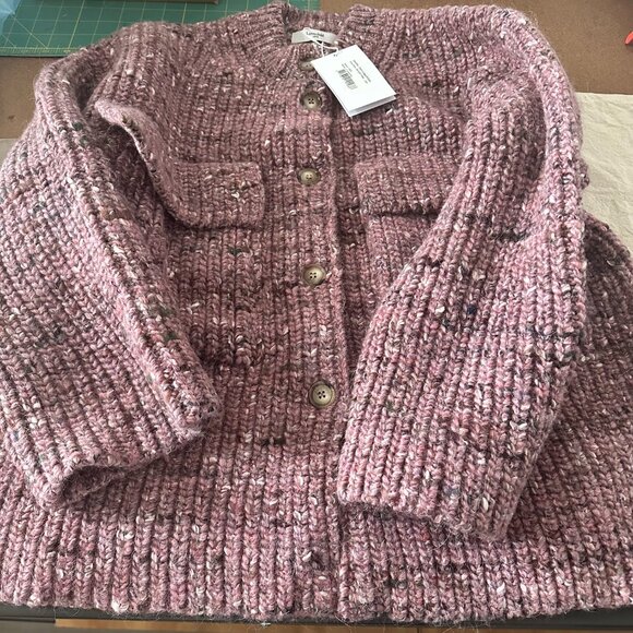 NWT Lovechild 1979 Oversized Claine Cardigan Merino Wool Alpaca XS/S - Picture 2 of 13